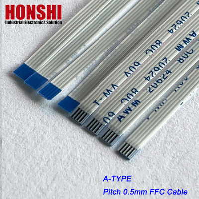 Ελαστικοί συνδετήρες Flat Flex AWM 20624 0.5mm Pitch 4 Pin Flexible Flat Ribbon Cable Assembly