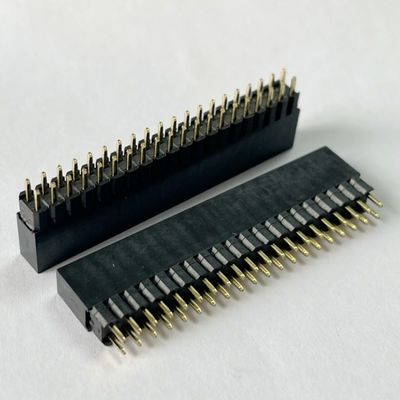 2.54mm Pitch Διπλή σειρά H8.5mm Δελτίο προς Δελτίο Συνδέτης Γυναικεία Pin Header Συνδέτης