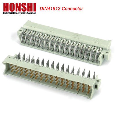5.08mm DIN 41612 Σύνδεσμος 2 σειρές 15P θηλυκό Τύπος ισχύος PCB κάθετο θηλυκό 7+8 P 15pin