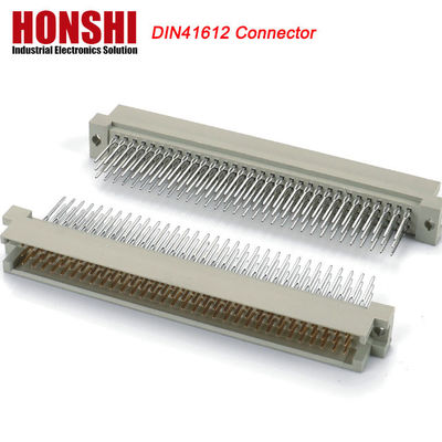 5.08mm DIN 41612 Σύνδεσμος 2 σειρές 15P θηλυκό Τύπος ισχύος PCB κάθετο θηλυκό 7+8 P 15pin
