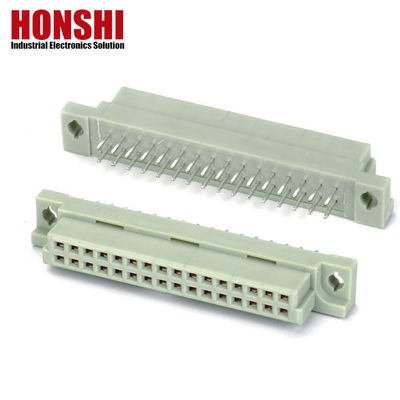 Πίνακας PCB δεξιά γωνία αρσενικό 48P 3 σειρές DIN41612 σύνδεσμος, 90 μοίρες R/A PCB αρσενικό 3*16P 48pin