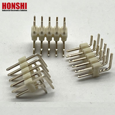 2.54mm Pin Header Διπλή σειρά 4 6 10 20 40P αρσενικός σύνδεσμος επικεφαλής PCB Pin Strip λευκή επιλογή
