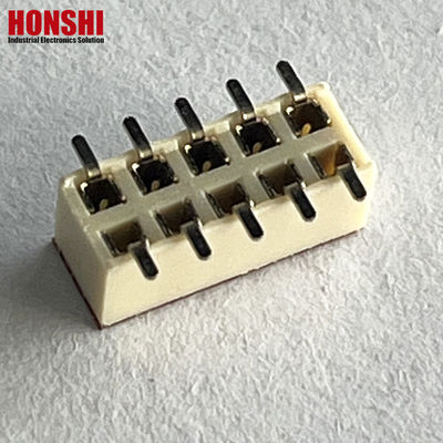 Δίδυμη γραμμή λευκής πλάκας 2.54mm H7.1 10p SMT Type PA6T PCB Board