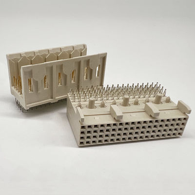 Σκληροί μετρικοί συνδετήρες 2.0mm 24pin 48pin 72pin 96pin Press-Fit τύπου DIN41612 Euro συνδετήρας