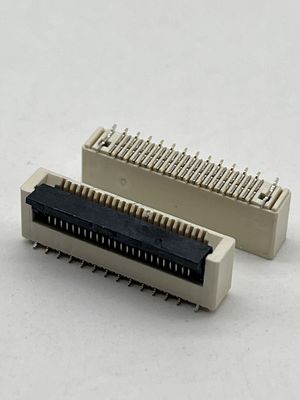 Αντοχή Τάσης 500V AC/Λεπτό Αρσενικό Fpc Connector Backflip Bottom Contact Zif Smd Type Fpc Ffc Socket Connector 0.5 Pitch
