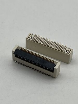 Αντοχή Τάσης 500V AC/Λεπτό Αρσενικό Fpc Connector Backflip Bottom Contact Zif Smd Type Fpc Ffc Socket Connector 0.5 Pitch