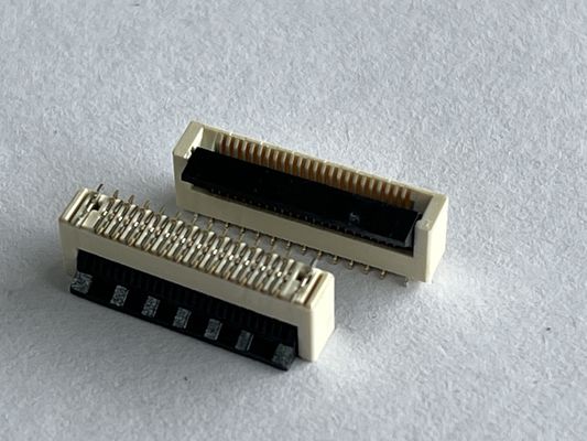 Αντοχή Τάσης 500V AC/Λεπτό Αρσενικό Fpc Connector Backflip Bottom Contact Zif Smd Type Fpc Ffc Socket Connector 0.5 Pitch