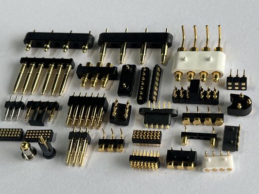 SMT Τύπου Pogo Pin Docking Connector 4pin 10pin 12pin Επαφή με Ελατήριο με Υψηλή Ανθεκτικότητα και Αντοχή σε Δοκιμή Ψεκασμού Άλατος