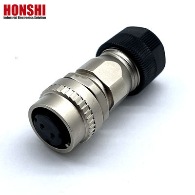 DDK CM10 σειρά αδιάβροχος αρσενικός θηλυκός σύνδεσμος με κράμα ψευδαργύρου 2 πιν / 10 πιν τερματικά χαλκού και ανθεκτικό σχεδιασμό