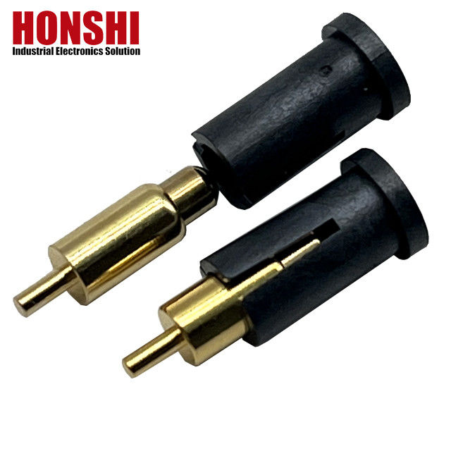 2.8mm Pogo Pin Connector Dip Type Χρυσό επιχρυσωμένο χάλκινο Pogo Pin