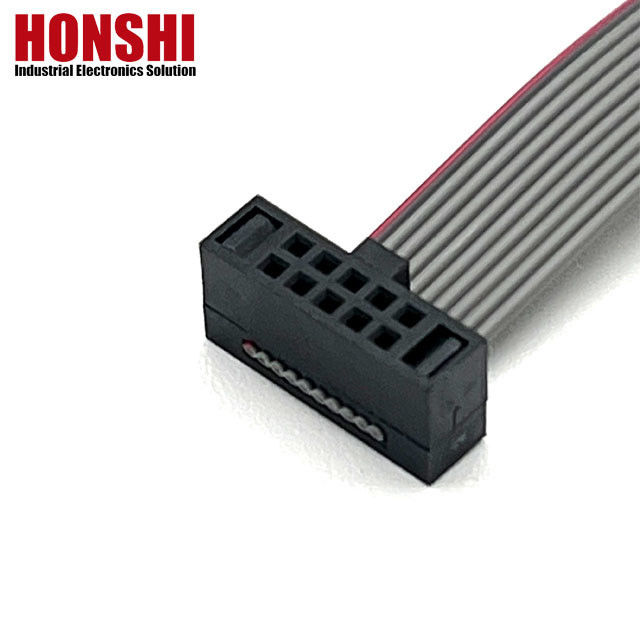 10 Pin Grey Flat Cable Connector Ribbon Pitch 1.27mm IDC καλώδιο 10u "χρυσαφένιο