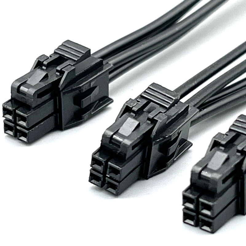 Προσαρμοσμένο Molex Nano Fit 2.5 4 Pin Connector Ηλεκτρικό Σύνδεσμο Σύνδεσμου