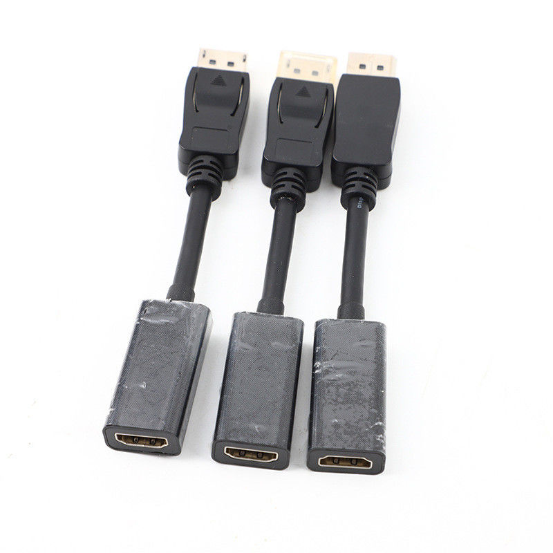 DP αρσενικό σε HDTV θηλυκό HDTV Adapter καλώδιο 4K 30HZ γρήγορη φόρτιση μεταφορά δεδομένων