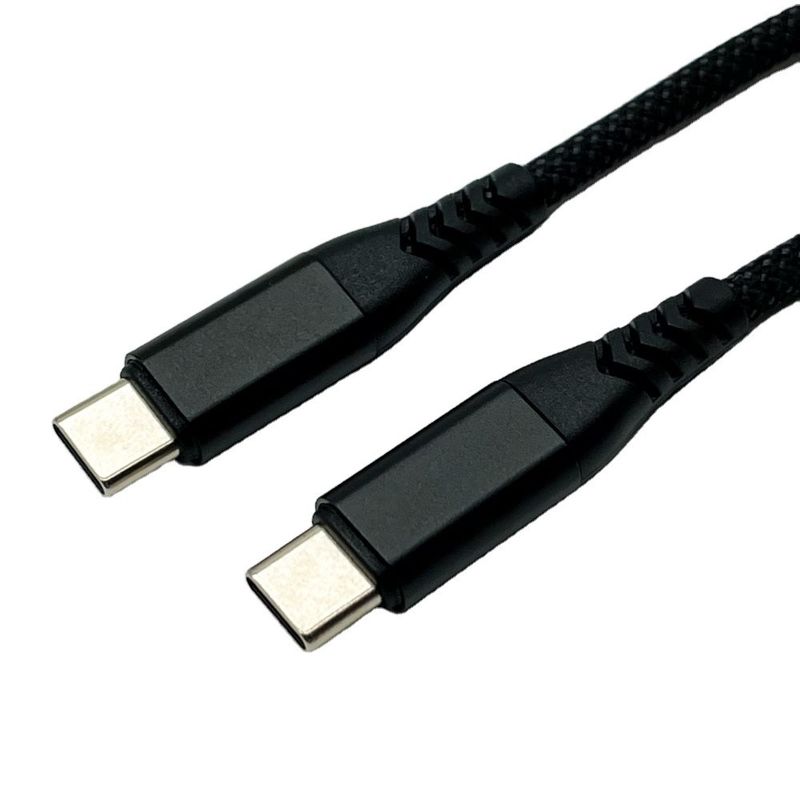 Μαύρο καλώδιο UL2725 USB τύπου C USB 2.0 με αρσενικό σύνδεσμο με επιχρυσωμένο
