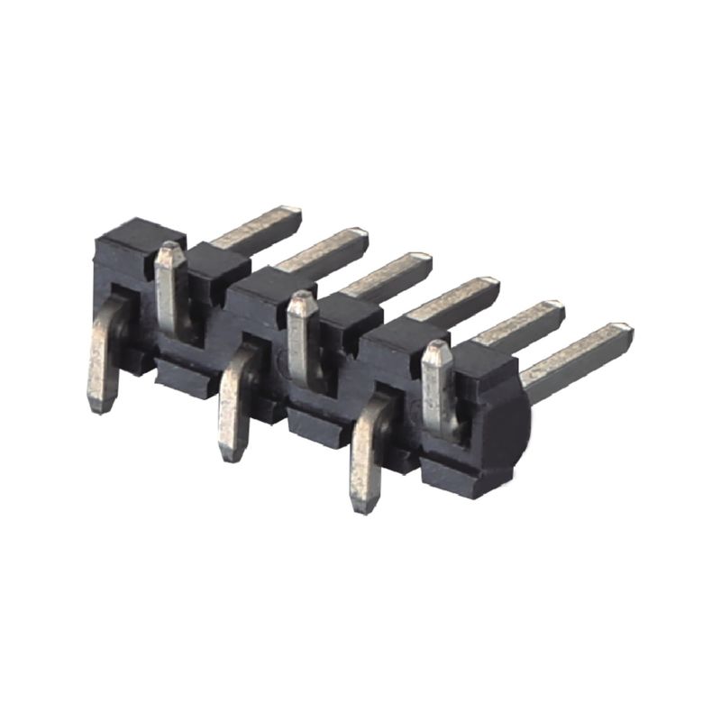 3.96mm Χρυσό επιχρυσωμένο PCB Pin Header Connector Single Row SMT Τύπος 2 - 20 Pin H3.2mm