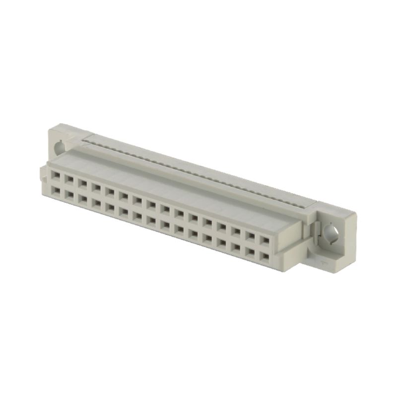 2 σειρές 32 καρφίτσες IDC τύπου συνδετήρα Din41612 2.54mm Pitch θηλυκό συνδετήρα