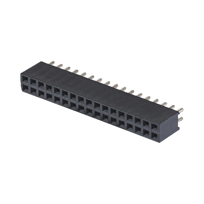 2.0mm H4.3mm DIP Header Γυναικεία ευθεία βύθιση 2x2 2x40pin Γυναικεία σύνδεση κεφαλής