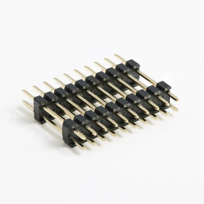 Προσαρμοσμένο 2.54mm Pitch Pin Header Connector Διπλή σειρά 20 Pin 80 Pin Στενό βύθισμα