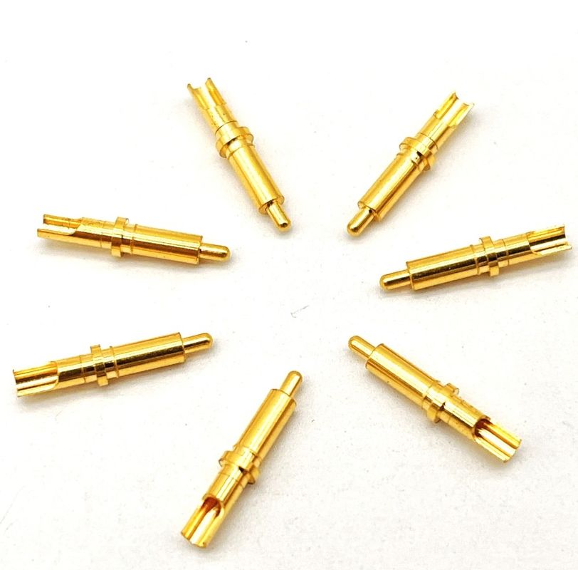 Σύνδεσμος υψηλού ρεύματος Pogo Pin DC 12V Υλικό στερέωσης από κράμα ψευδαργύρου