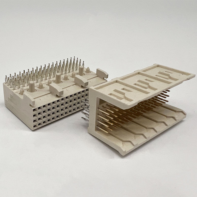 Σκληροί μετρικοί συνδετήρες 2.0mm 24pin 48pin 72pin 96pin Press-Fit τύπου DIN41612 Euro συνδετήρας
