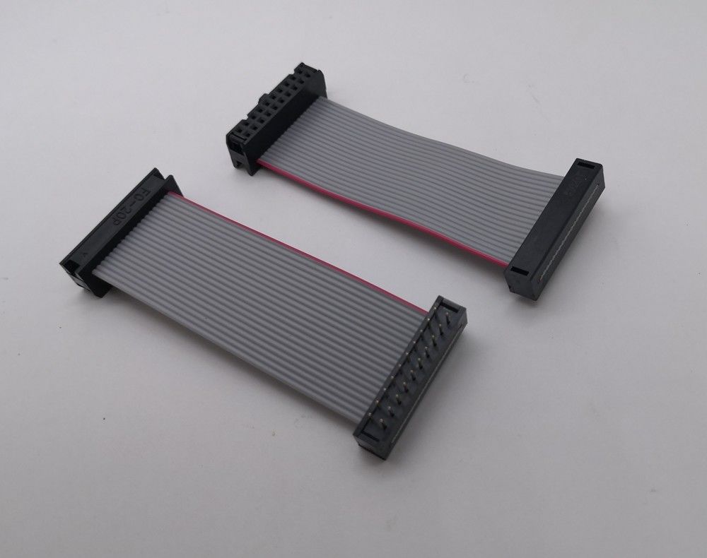 Ul 2561 28 Gauge 2.54 Pitch Dip Cable Assembly Idc 20 Pin Flat Ribbon Cable Wire Harness (Συσκευή καλωδίου με επίπεδη κορδέλα)