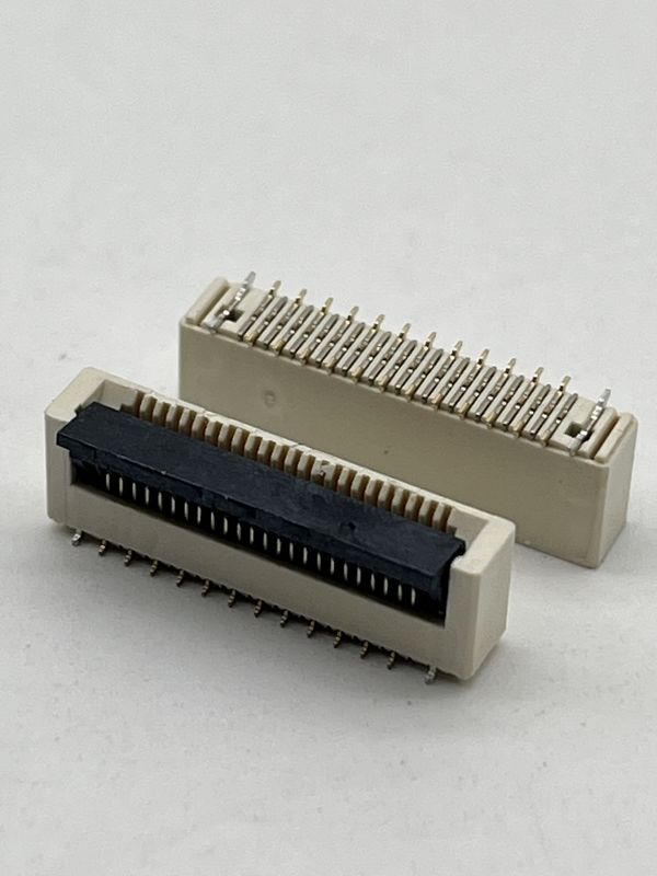 Αντοχή Τάσης 500V AC/Λεπτό Αρσενικό Fpc Connector Backflip Bottom Contact Zif Smd Type Fpc Ffc Socket Connector 0.5 Pitch