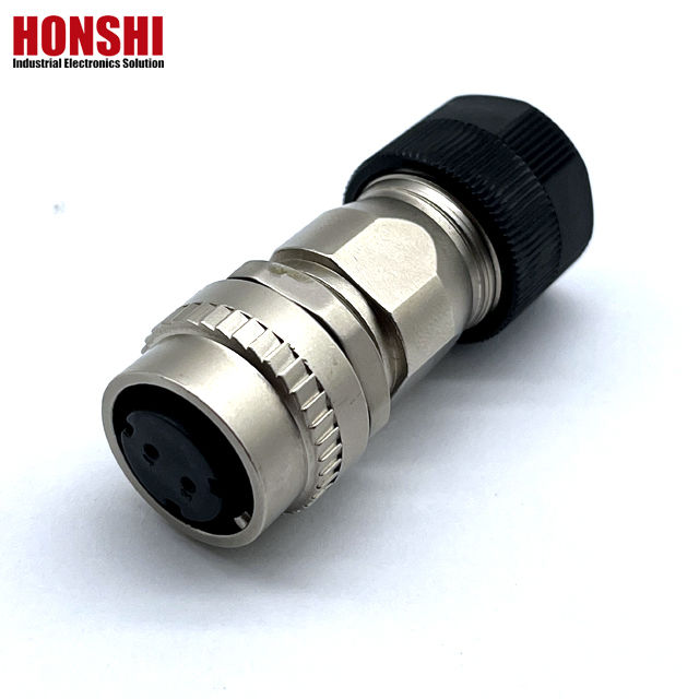 DDK CM10 σειρά αδιάβροχος αρσενικός θηλυκός σύνδεσμος με κράμα ψευδαργύρου 2 πιν / 10 πιν τερματικά χαλκού και ανθεκτικό σχεδιασμό