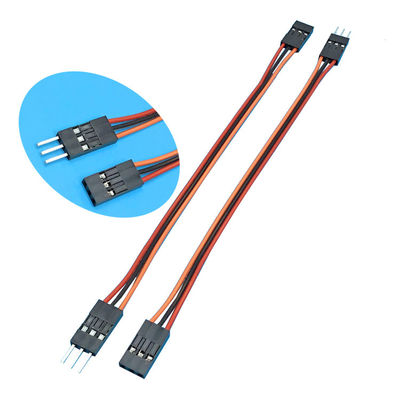 24AWG 3 Pin Dupont Ηλεκτρονικό Σύρμα Σύρματος Γυναίκα και Άντρας με 2.54mm σύνδεσμο