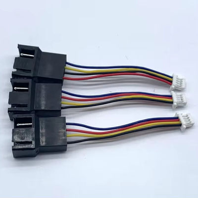 Προσαρμοσμένο JST SM2.5 4 Pin προς JST SH1.0 4 Pin Wire Harness με κασσίτερο καλυμμένο αγωγό