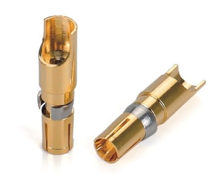 Προσαρμοσμένα CNC Brass Pin High Voltage EV Charging Contact Plug Γυναικεία πινάκια
