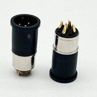 M12 5 Pin Γυναικείο και αρσενικό πίνακα Mount Multi Pin κυκλικές καλωδιακές συνδέσεις Αδιάβροχο