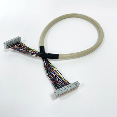 UL20706 IDC Στρογγυλό καλώδιο 34pin 40pin Pitch 2.54mm IDC σύνδεσμος για ηλεκτρονικά