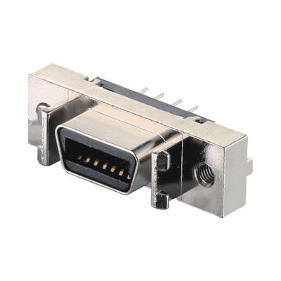 HPCN Wire To Board Connector MDR SCSI Pitch 1.27mm 14 Pin Άνδρας Γυναίκα Σύνδεσμος