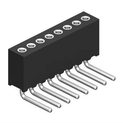 1.27mm Επεξεργασμένη γυναικεία κεφαλίδα H4.1 Στρογγυλή μονή σειρά δεξιά γωνία Κεφαλίδα καρφίτσας γυναικεία