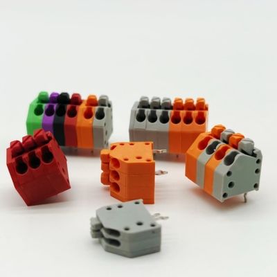 2.5mm 3.5mm χωρίς βίδες Terminal Block Connector PCB Spring Terminal Blocks