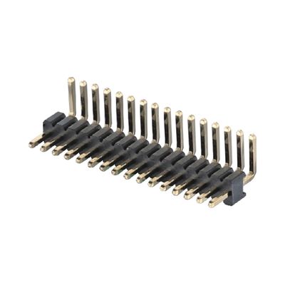 1.27mm Στροφή δεξιά γωνία Δελτίο προς το Δελτίο Σύνδεσμος 2 - 50 Pin Brass Pin Header Connector