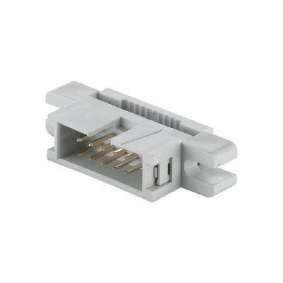 Χρυσό χάλυβα 2.54mm Πλακέτο Πλακέτο PBT Brass 6P - 64P IDC Board To Wire Connector