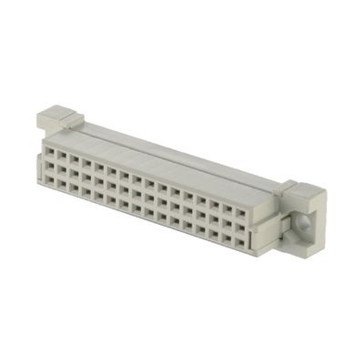 2.54mm 32 Pin Din41612 Connector IDC Τύπος θηλυκές καρφίτσες μέσα από τρύπα 3 σειρές
