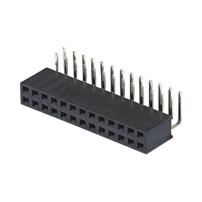 2.0mm H4.3 4.6mm Γυναικείο Pin Header Connector Δεξιά γωνία 90 μοίρες 2x2 2x40pin