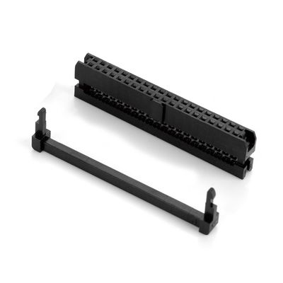 2.0mm Pitch IDC PCB Connector 6 - 64 Pin Μαύρη θηλυκή πρίζα επίπεδο καλώδιο FC πρίζα
